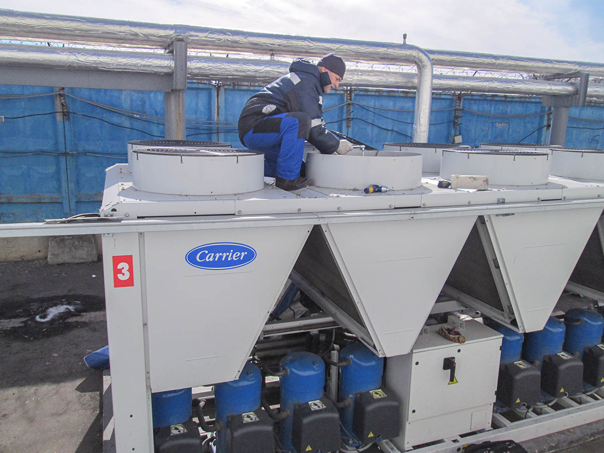 Ремонт компрессора чиллера